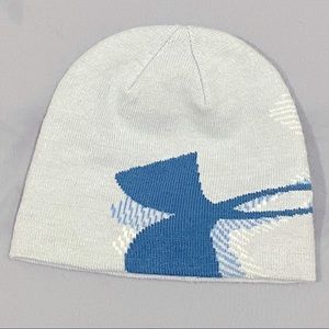 Under Armour Youth Winter Beanie Hat Knit Blue